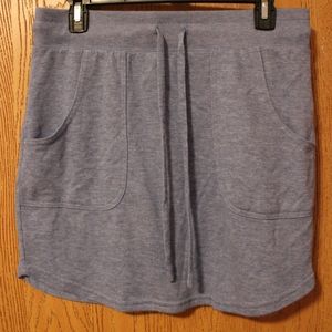 Balance Collection Blue Heather Mini Skirt